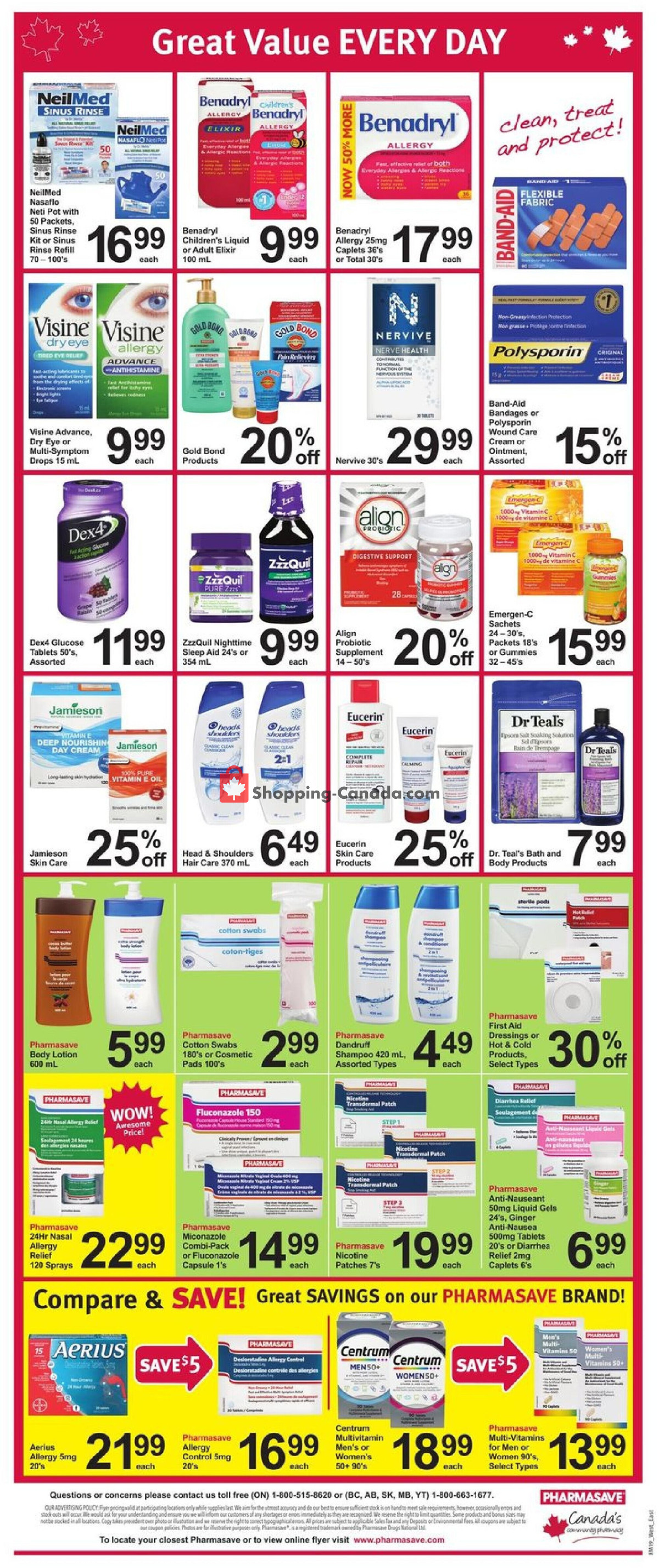 Pharmasave flyer from Friday May 10, 2024 to Thursday May 23, 2024 - page 4