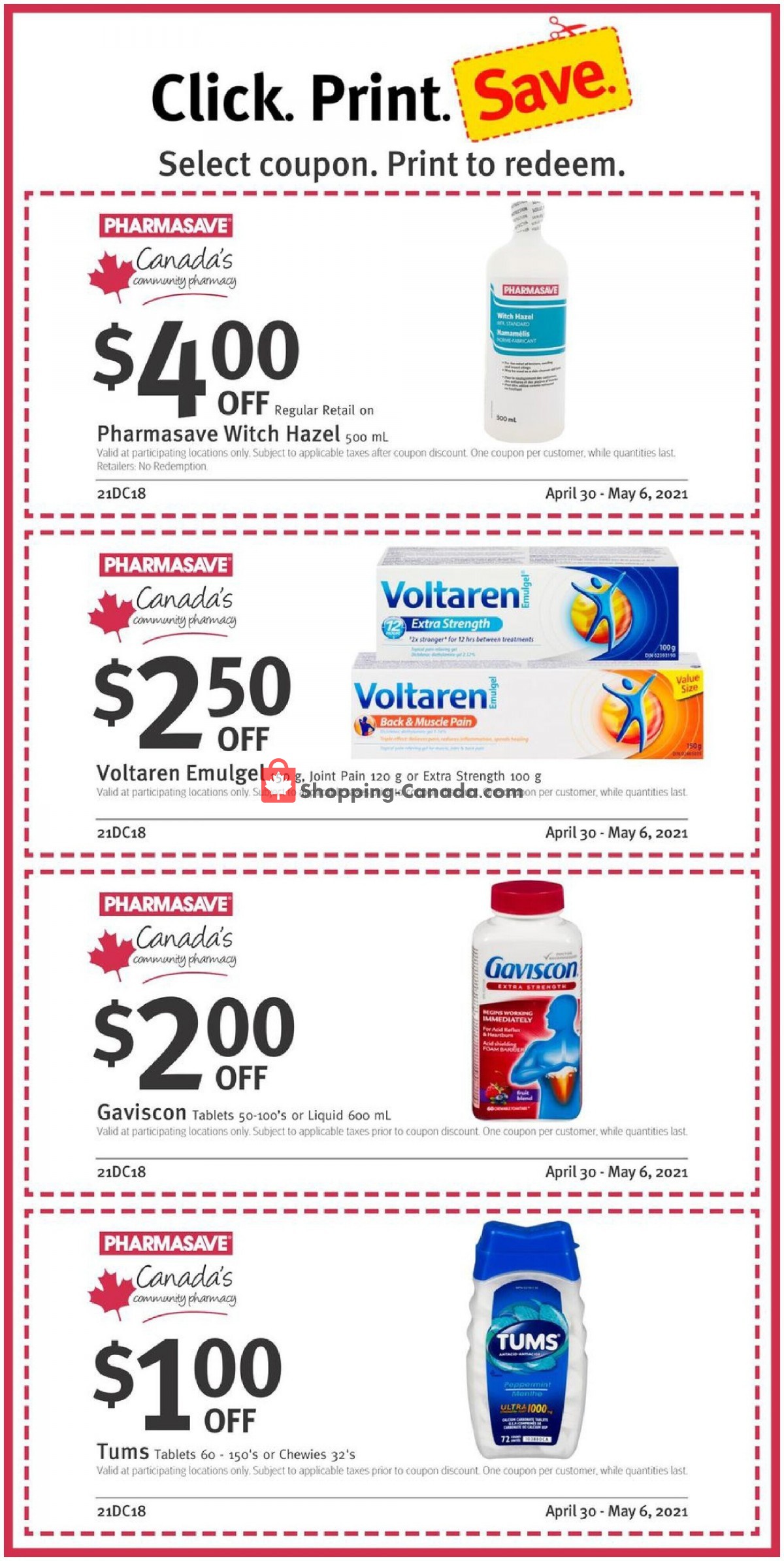 Pharmasave flyer from Friday April 30, 2021 to Thursday May 6, 2021 - page 2