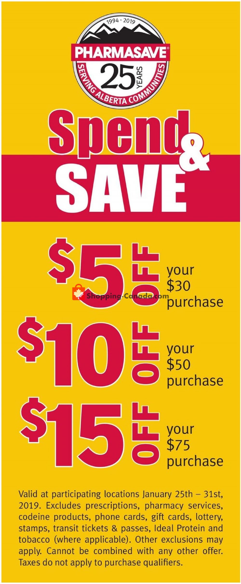 Pharmasave flyer from Friday January 25, 2019 to Thursday January 31, 2019 - page 2