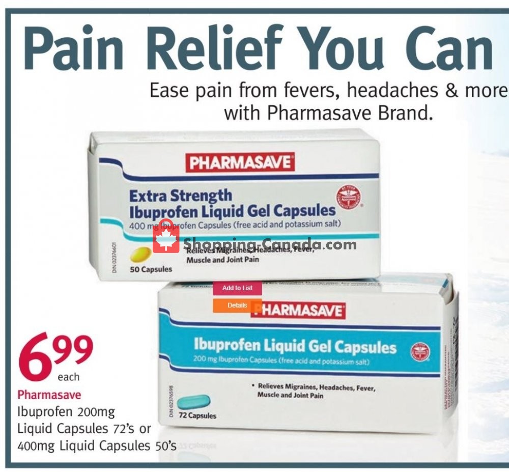 Pharmasave flyer from Friday November 8, 2019 to Thursday November 14, 2019 - page 18