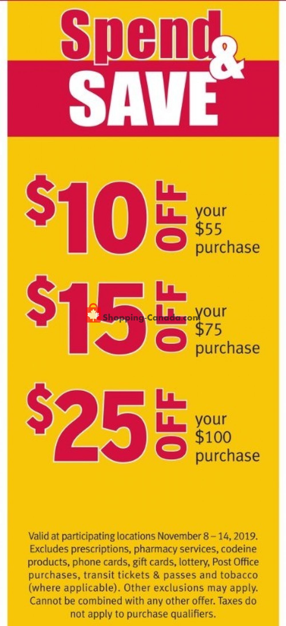 Pharmasave flyer from Friday November 8, 2019 to Thursday November 14, 2019 - page 2