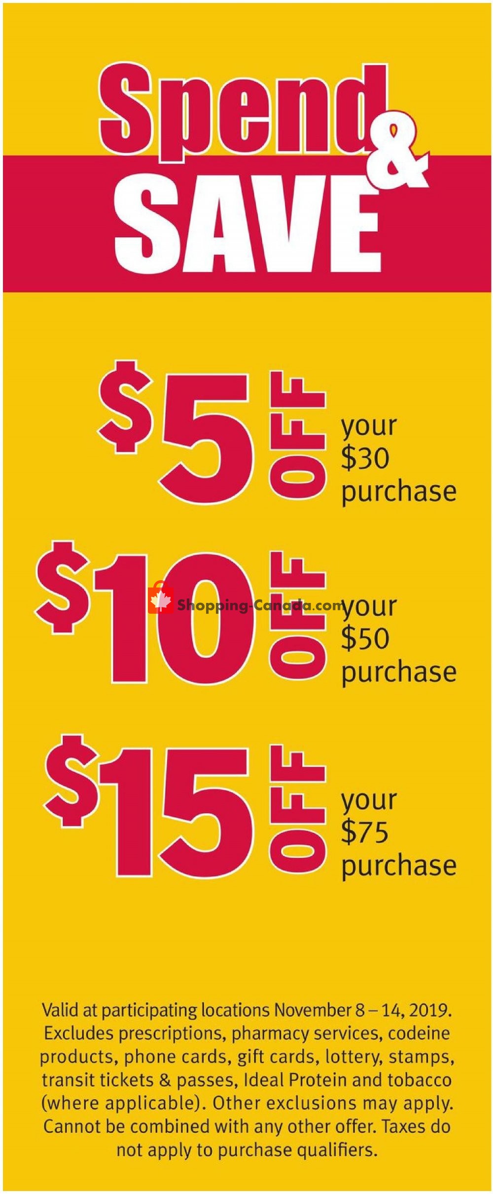 Pharmasave flyer from Friday November 8, 2019 to Thursday November 14, 2019 - page 2