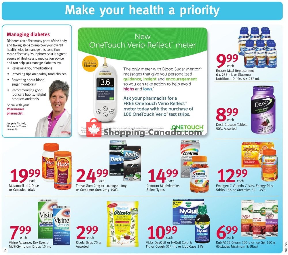 Pharmasave flyer from Friday November 8, 2019 to Thursday November 14, 2019 - page 3