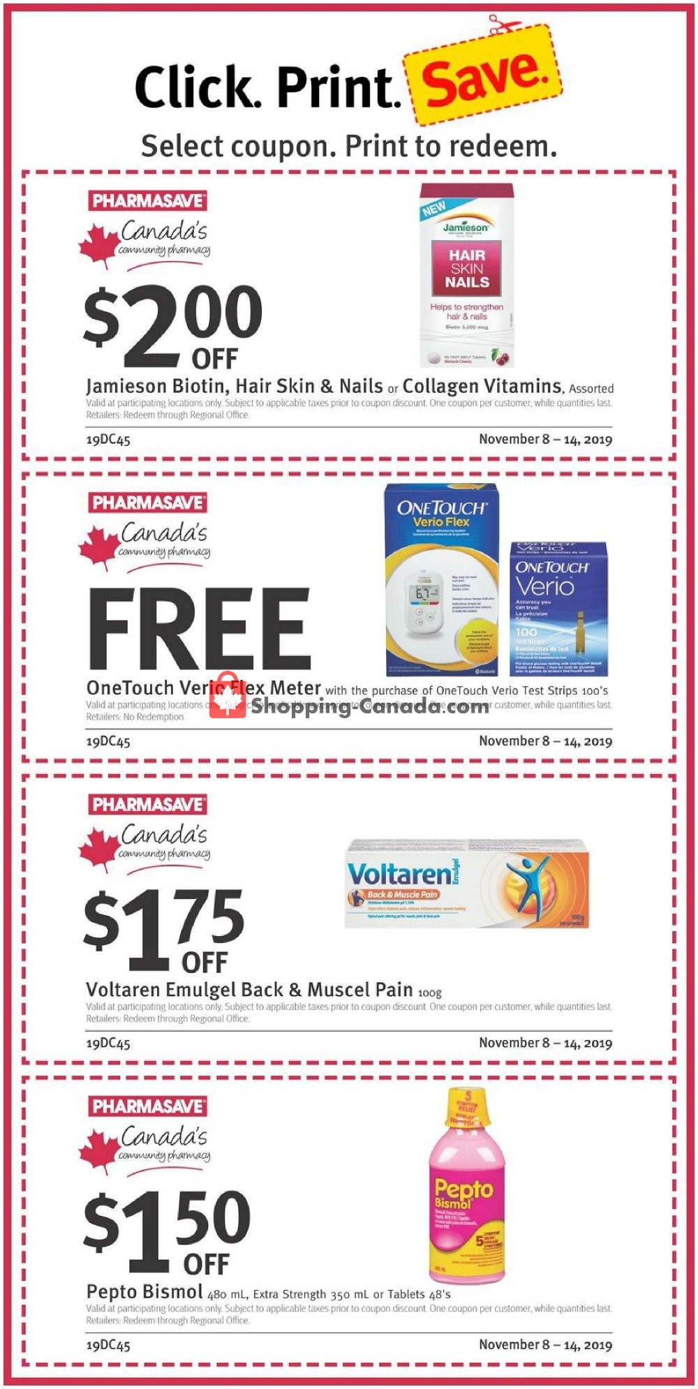 Pharmasave flyer from Friday November 8, 2019 to Thursday November 14, 2019 - page 5