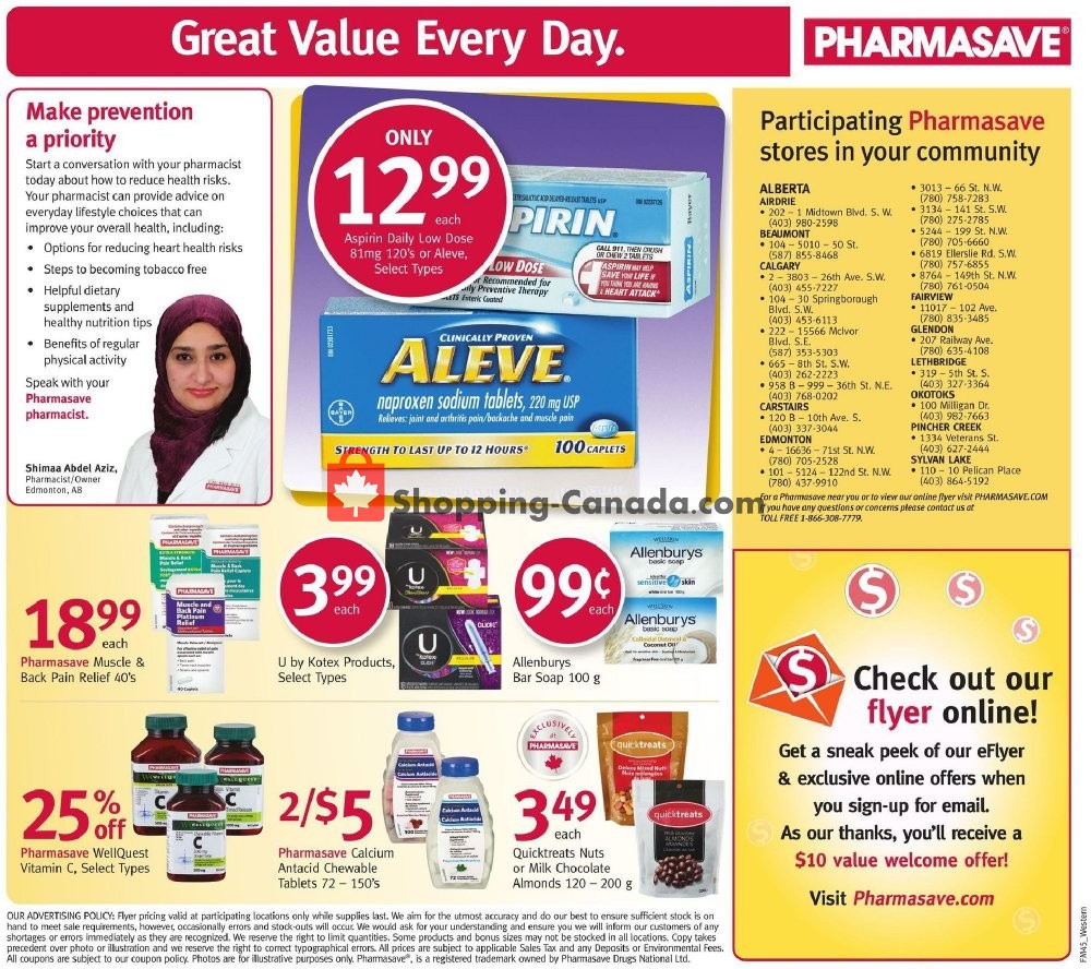 Pharmasave flyer from Friday November 8, 2019 to Thursday November 14, 2019 - page 8