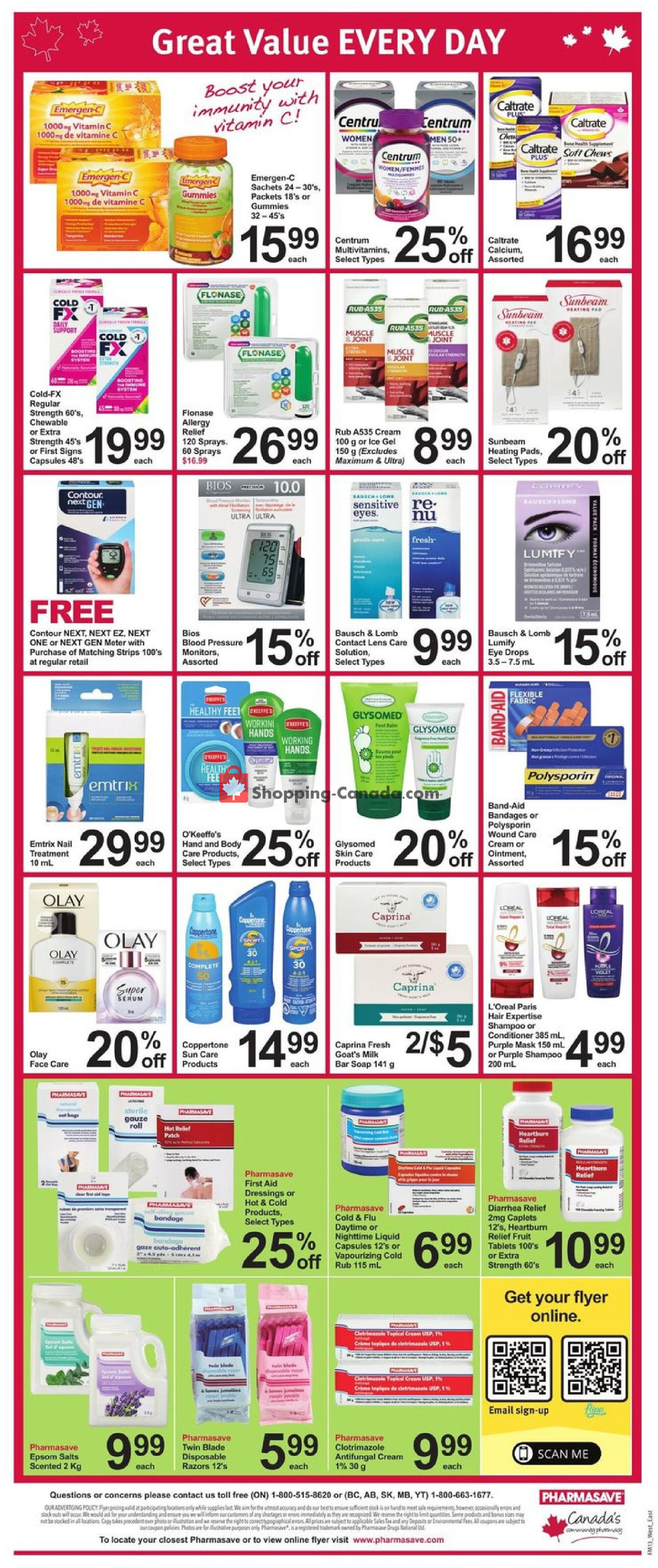 Pharmasave flyer from Friday March 29, 2024 to Thursday April 11, 2024 - page 3