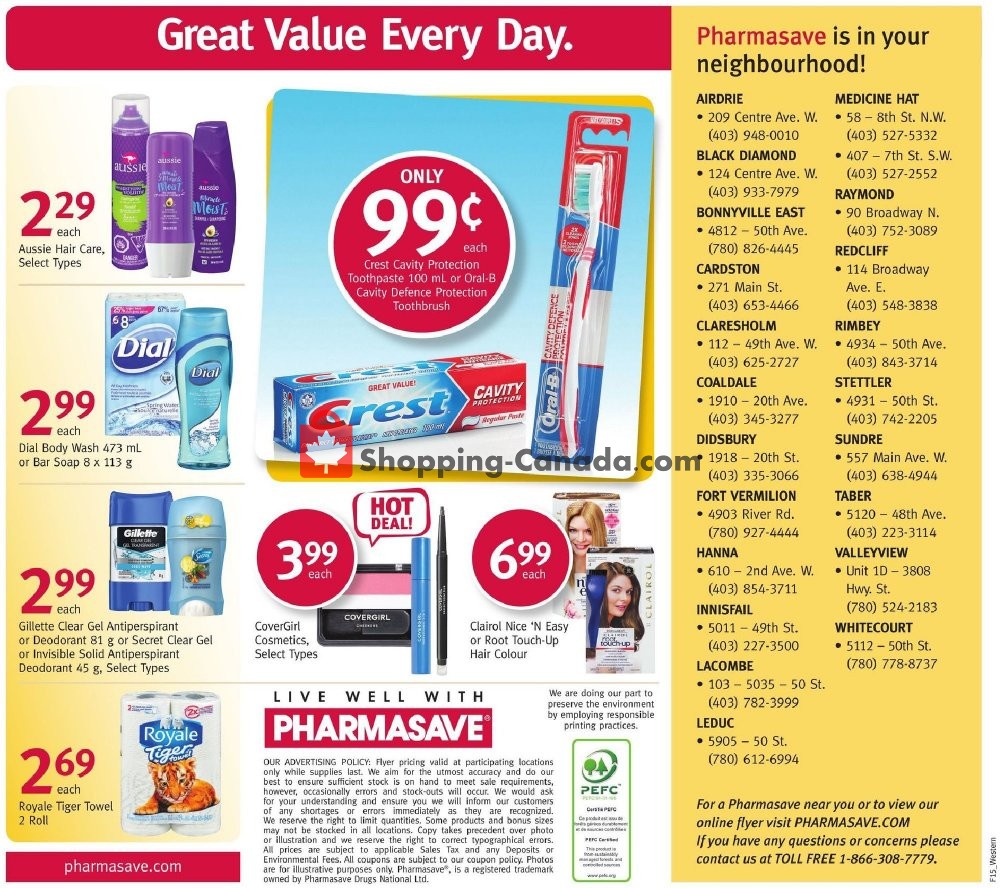 Pharmasave flyer from Friday April 12, 2019 to Thursday April 18, 2019 - page 16