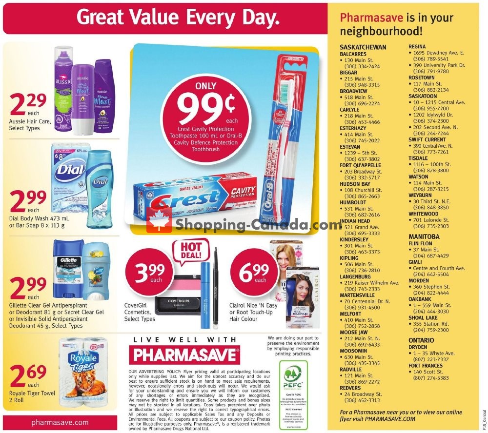 Pharmasave flyer from Friday April 12, 2019 to Thursday April 18, 2019 - page 16
