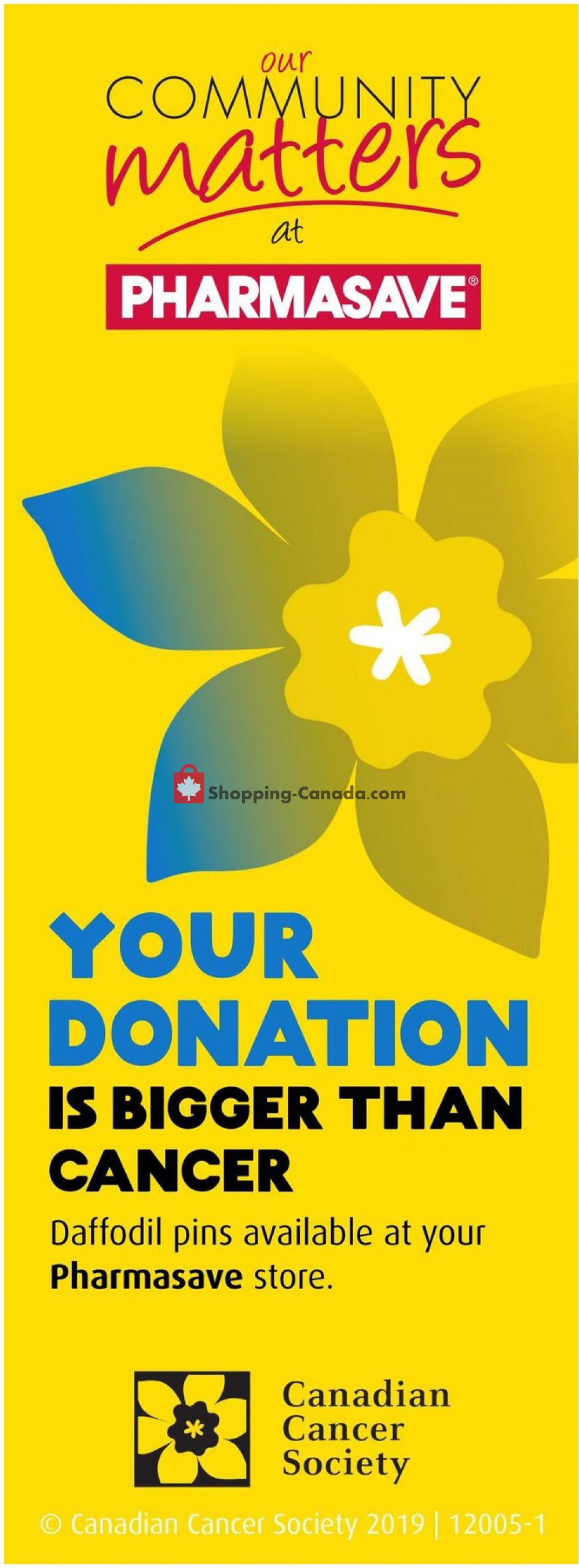 Pharmasave flyer from Friday April 12, 2019 to Thursday April 18, 2019 - page 2