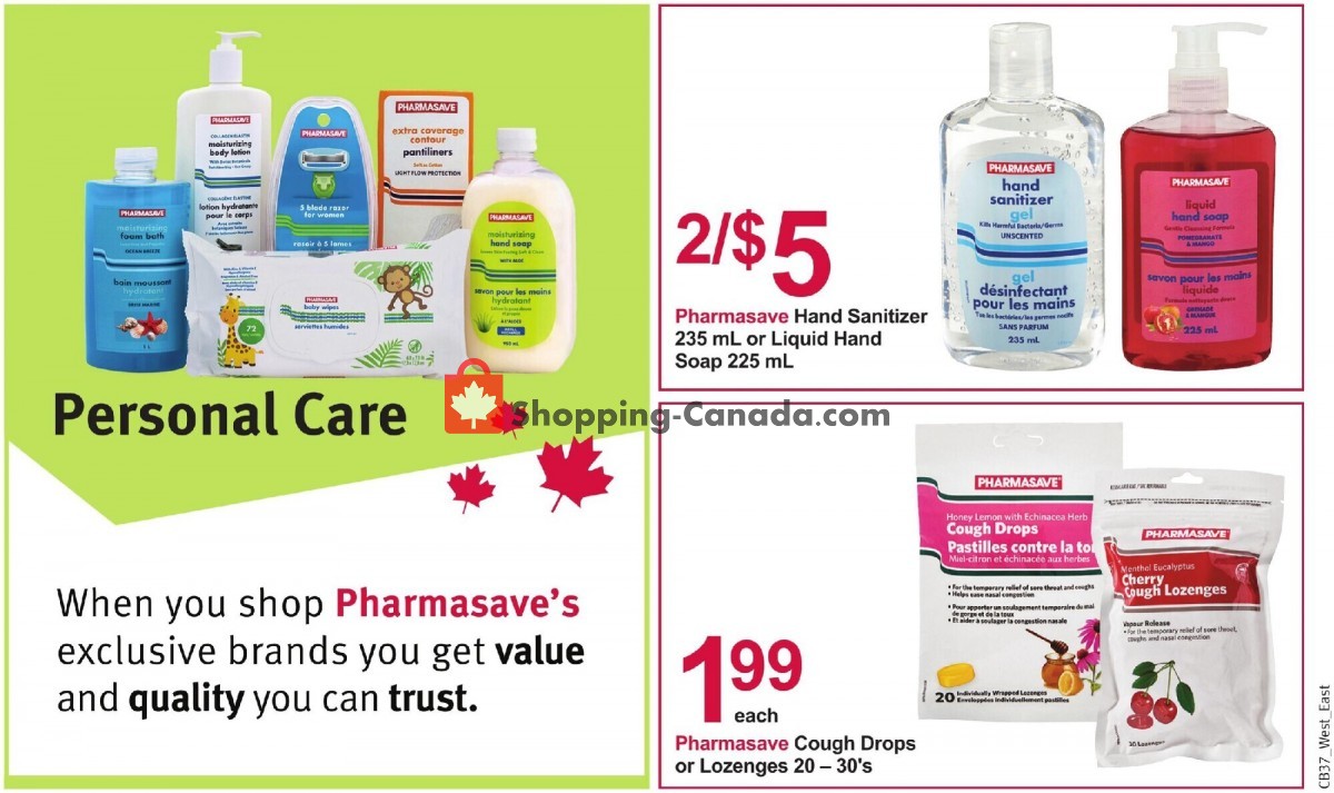 Pharmasave flyer from Friday September 10, 2021 to Thursday September 23, 2021 - page 16