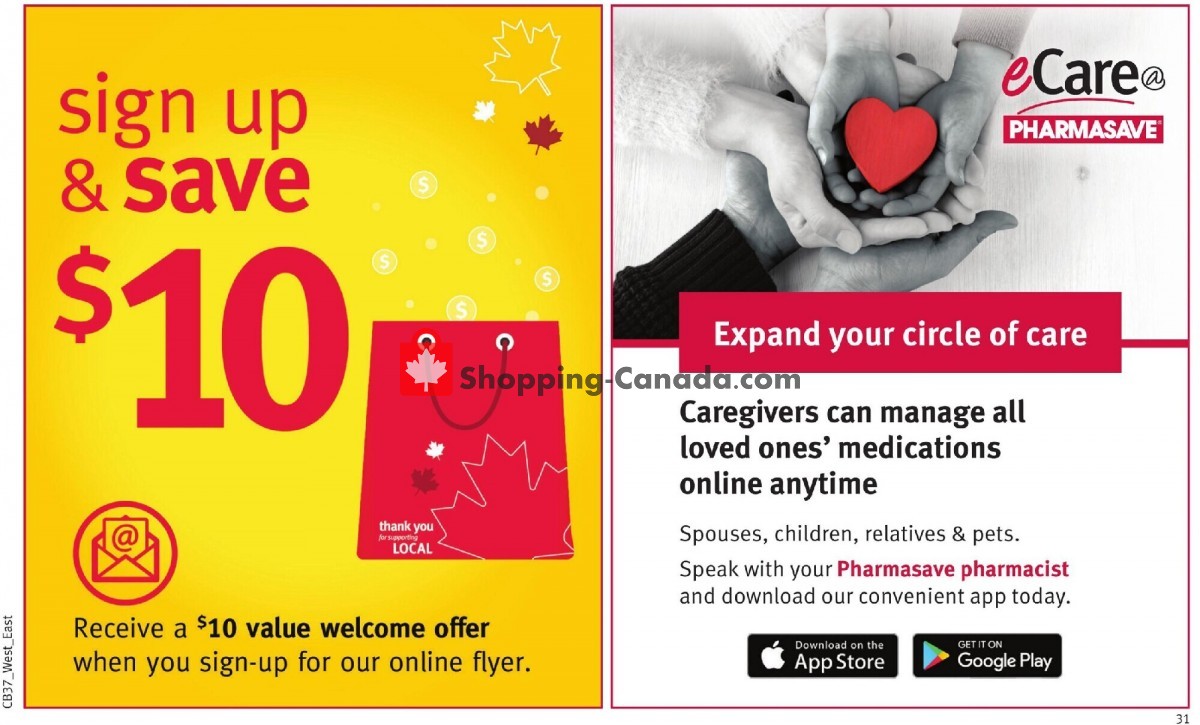 Pharmasave flyer from Friday September 10, 2021 to Thursday September 23, 2021 - page 31