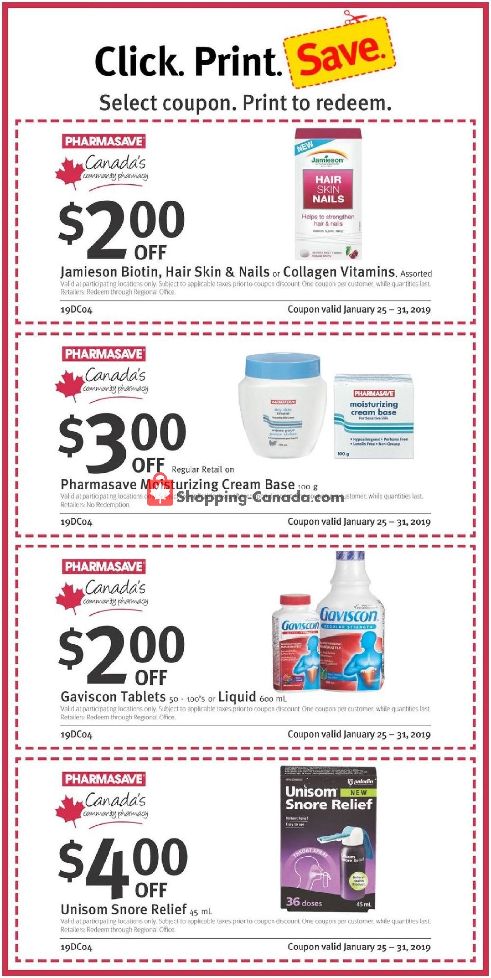 Pharmasave flyer from Friday January 25, 2019 to Thursday January 31, 2019 - page 2