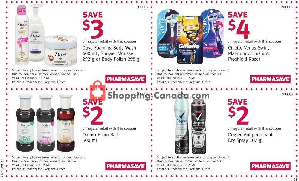 Pharmasave flyer from Friday January 10, 2020 to Thursday January 23, 2020 - page 23