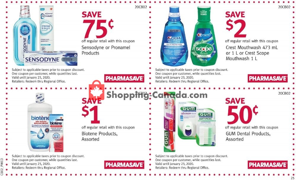 Pharmasave flyer from Friday January 10, 2020 to Thursday January 23, 2020 - page 25