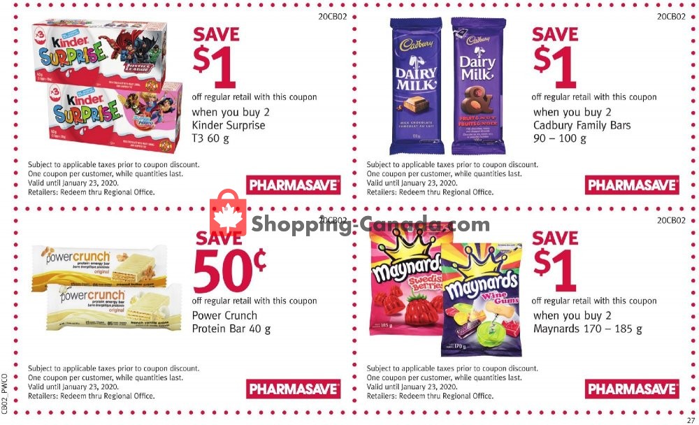 Pharmasave flyer from Friday January 10, 2020 to Thursday January 23, 2020 - page 27