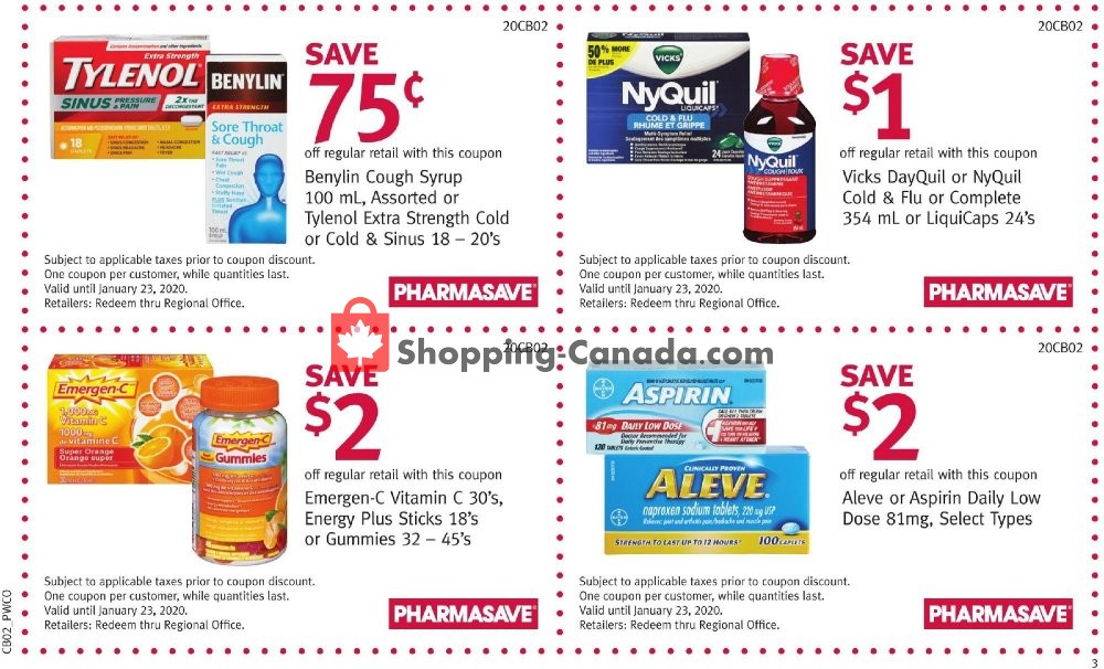 Pharmasave flyer from Friday January 10, 2020 to Thursday January 23, 2020 - page 3