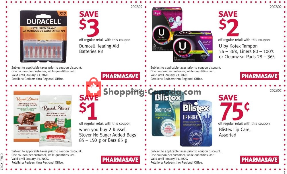 Pharmasave flyer from Friday January 10, 2020 to Thursday January 23, 2020 - page 9