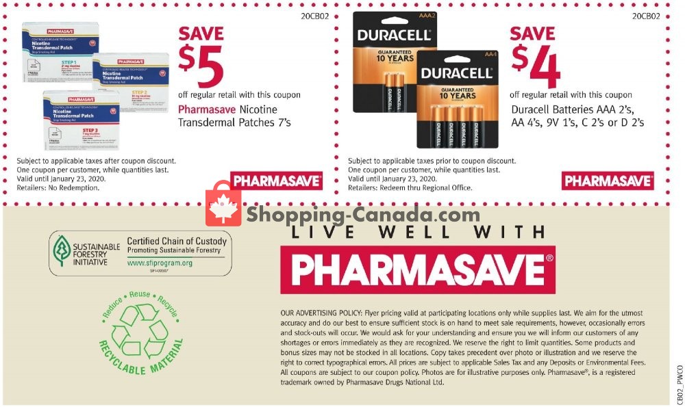 Pharmasave flyer from Friday January 10, 2020 to Thursday January 23, 2020 - page 32