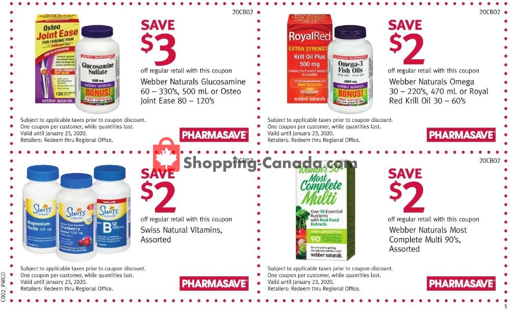 Pharmasave flyer from Friday January 10, 2020 to Thursday January 23, 2020 - page 5