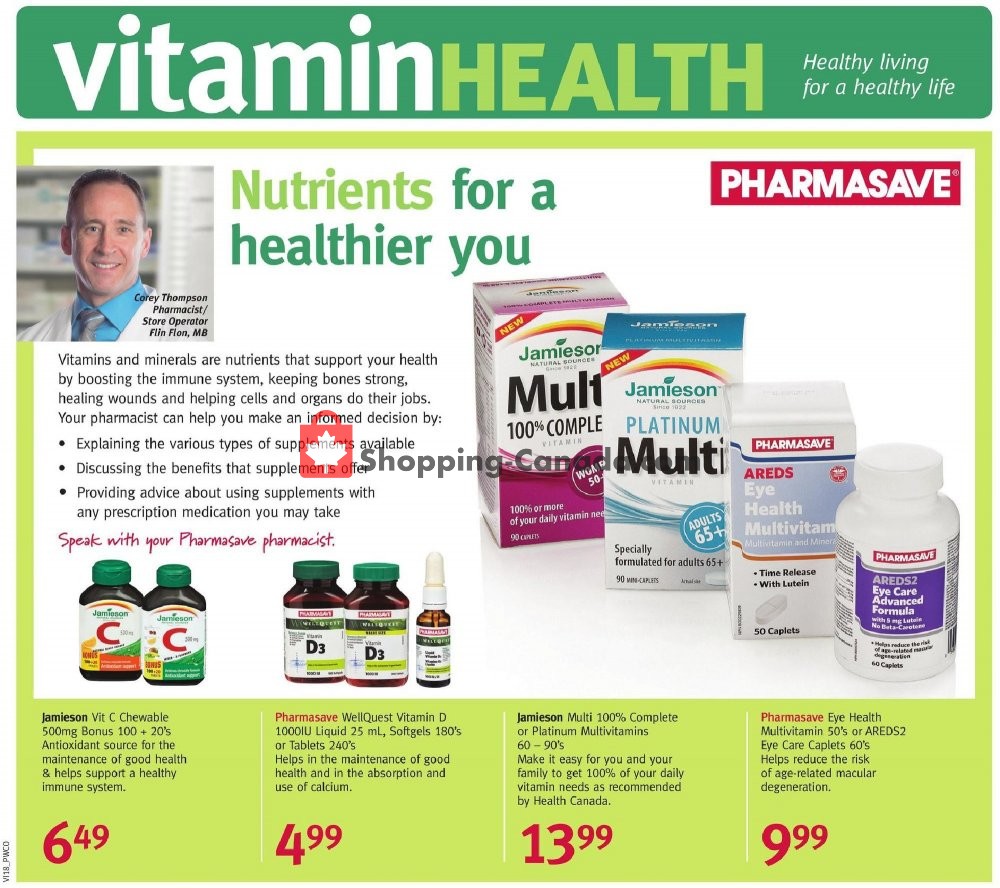 Pharmasave flyer from Friday May 3, 2019 to Thursday May 9, 2019 - page 1