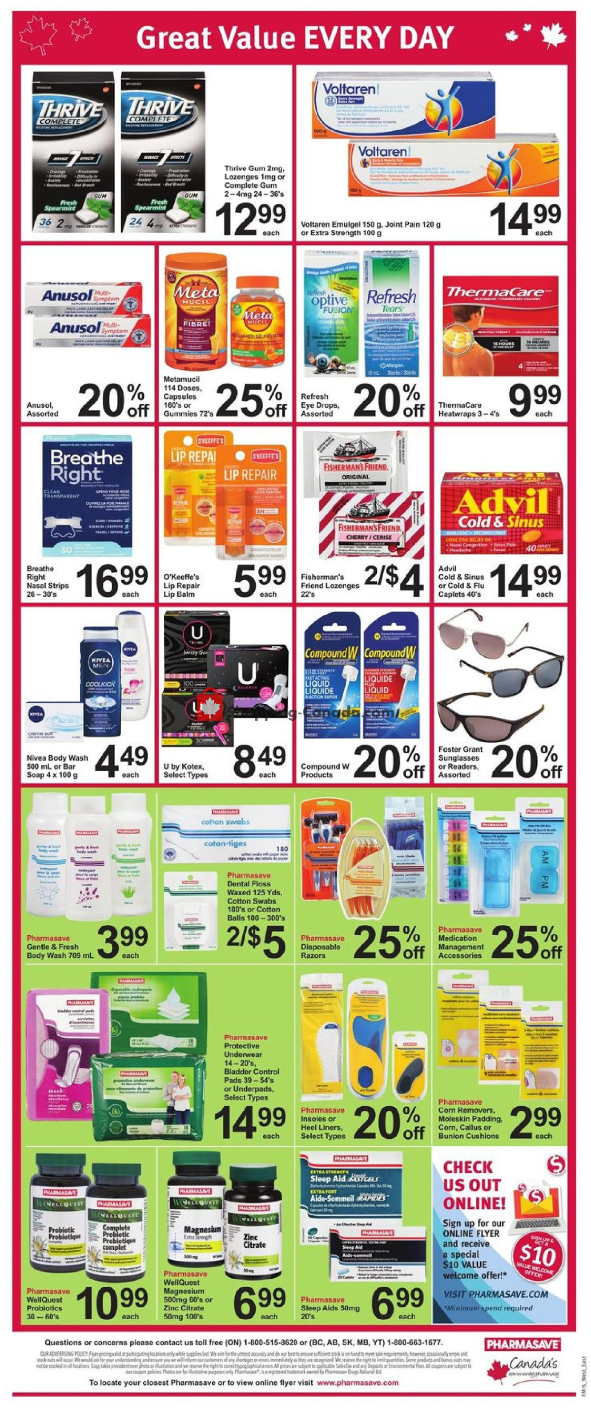 Pharmasave flyer from Friday April 12, 2024 to Thursday April 25, 2024 - page 4