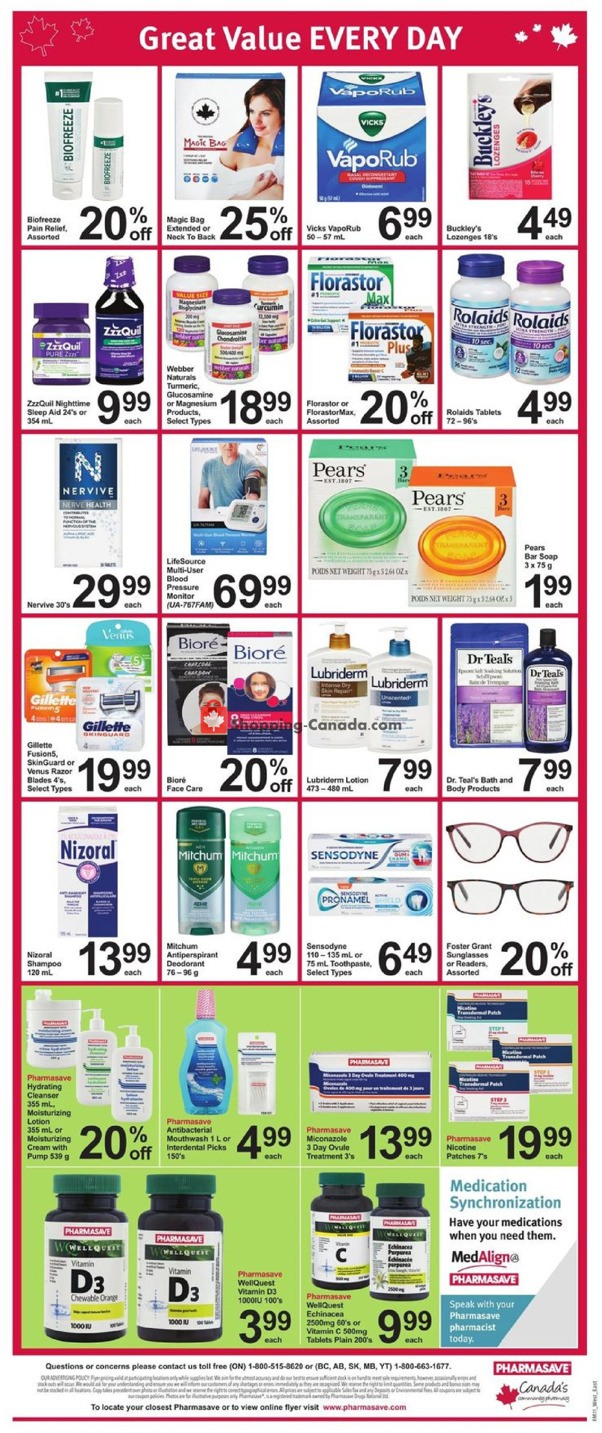 Pharmasave flyer from Friday March 15, 2024 to Thursday March 28, 2024 - page 4