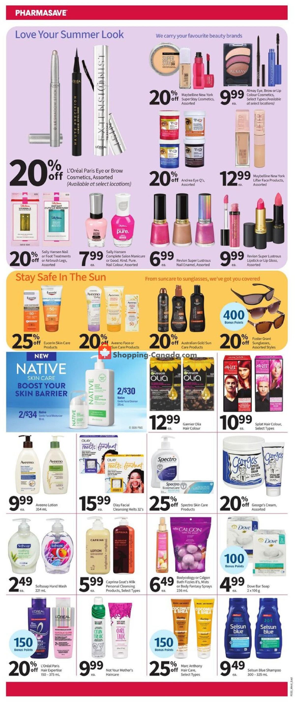 Pharmasave flyer from Friday August 14, 2026 to Thursday August 20, 2026 - page 3