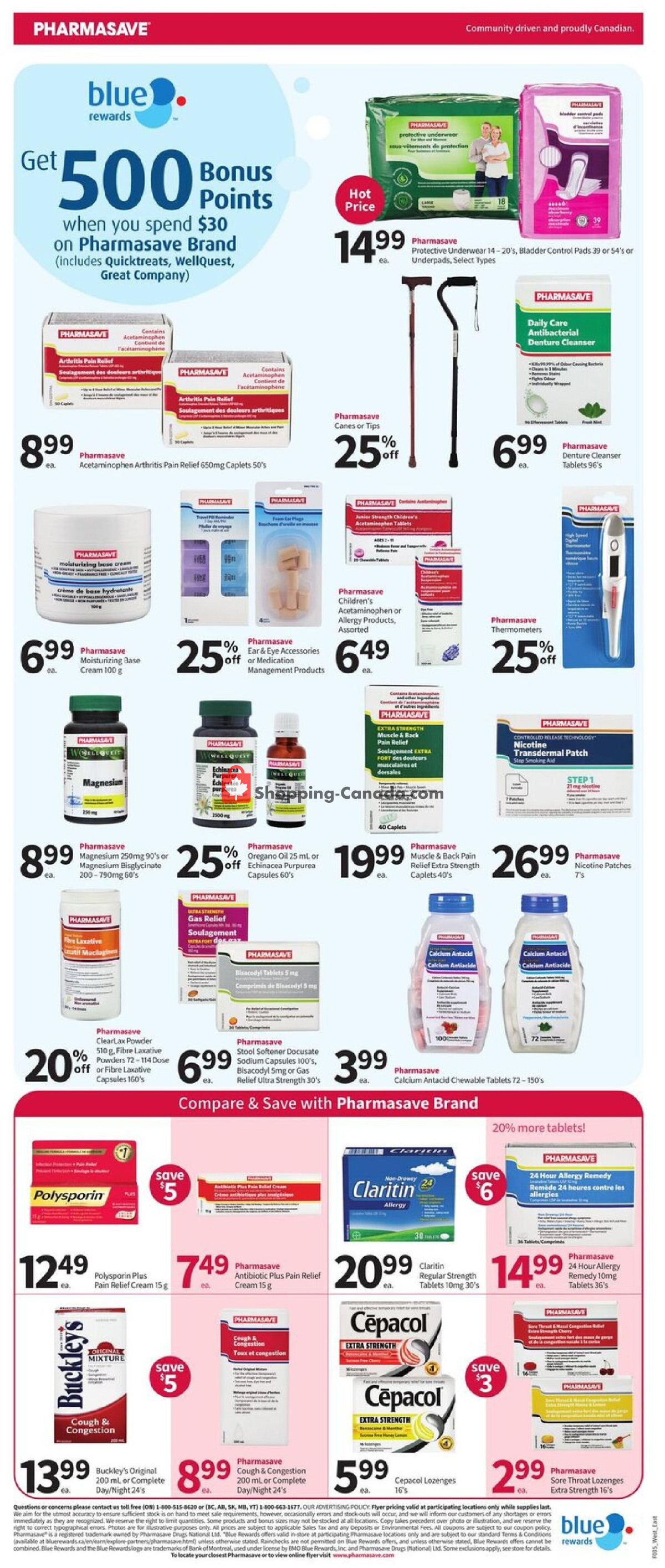 Pharmasave flyer from Friday August 28, 2026 to Thursday September 3, 2026 - page 6