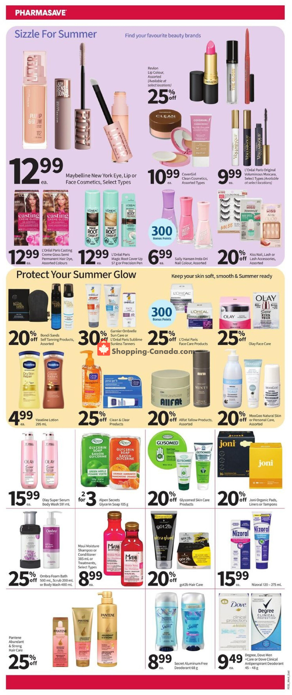 Pharmasave flyer from Friday July 31, 2026 to Thursday August 6, 2026 - page 3