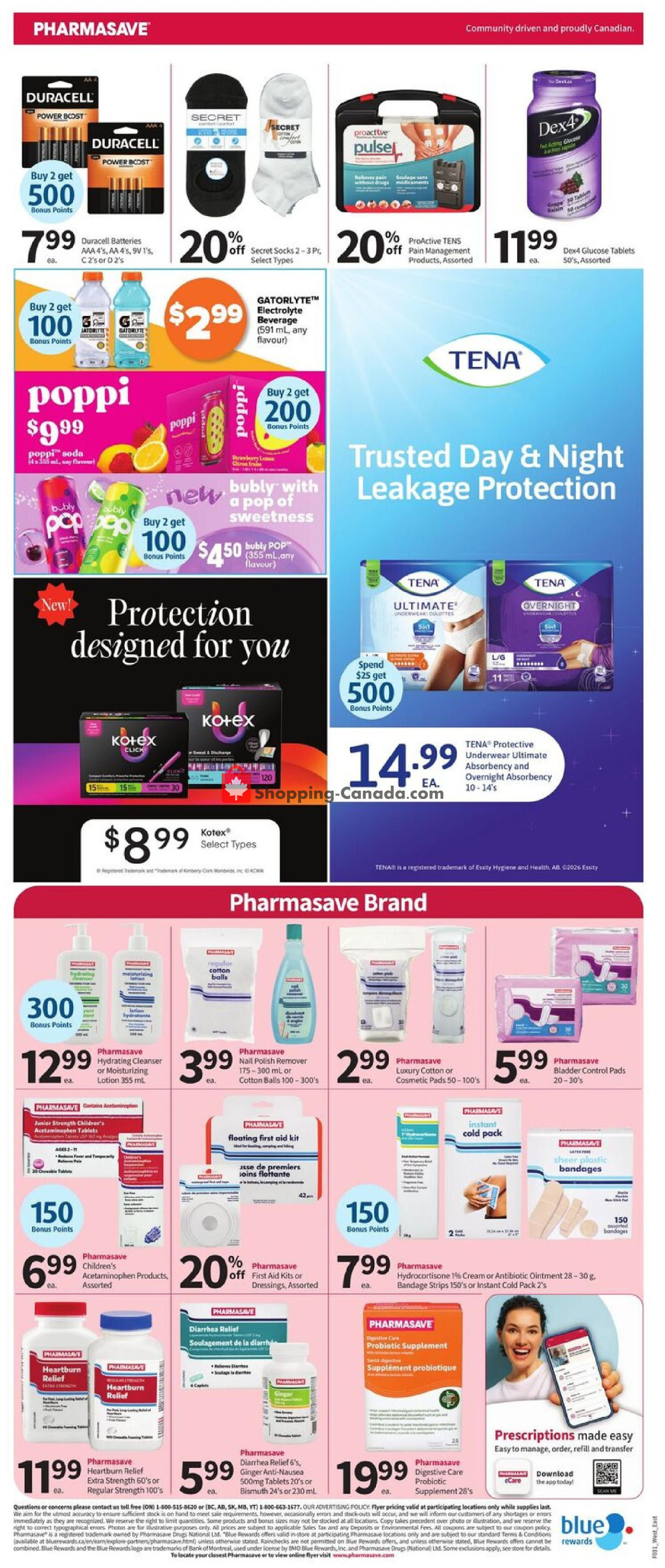 Pharmasave flyer from Friday July 31, 2026 to Thursday August 6, 2026 - page 7