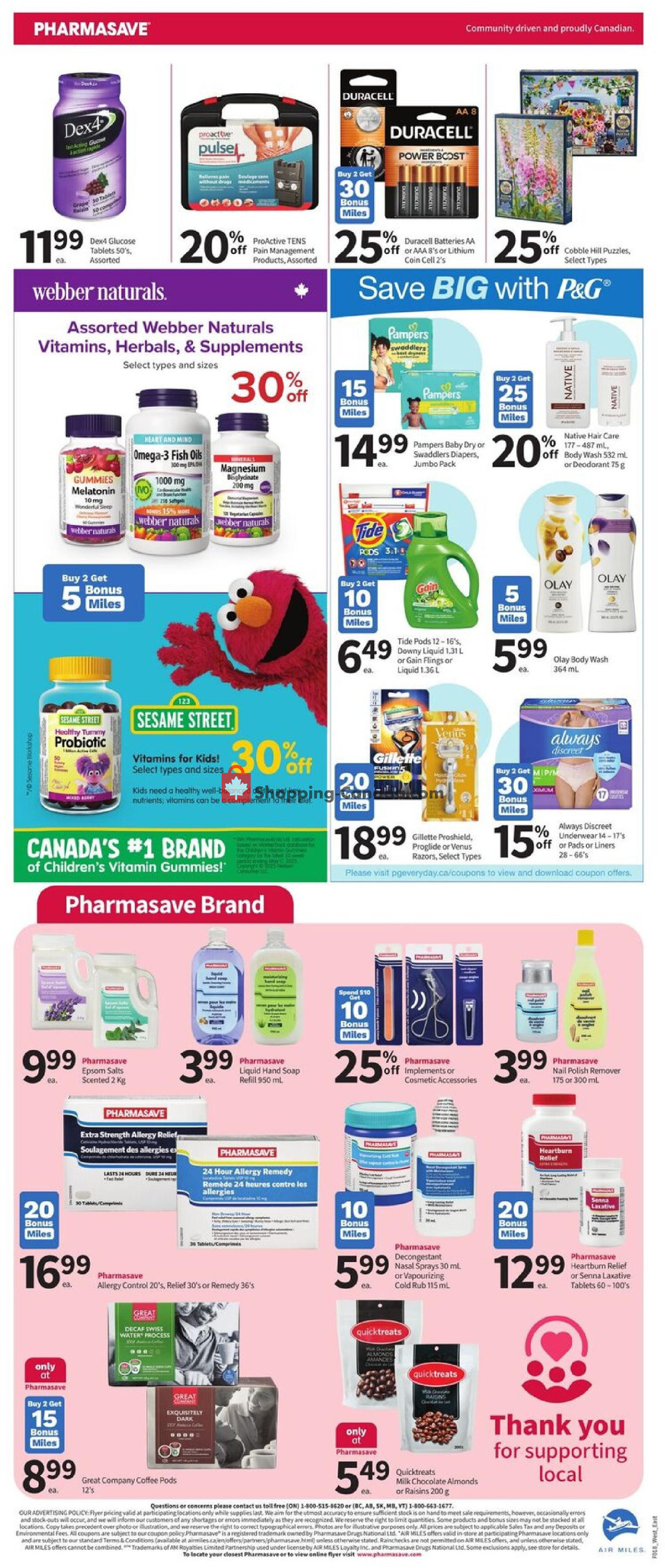 Pharmasave flyer from Friday May 1, 2026 to Thursday May 7, 2026 - page 5
