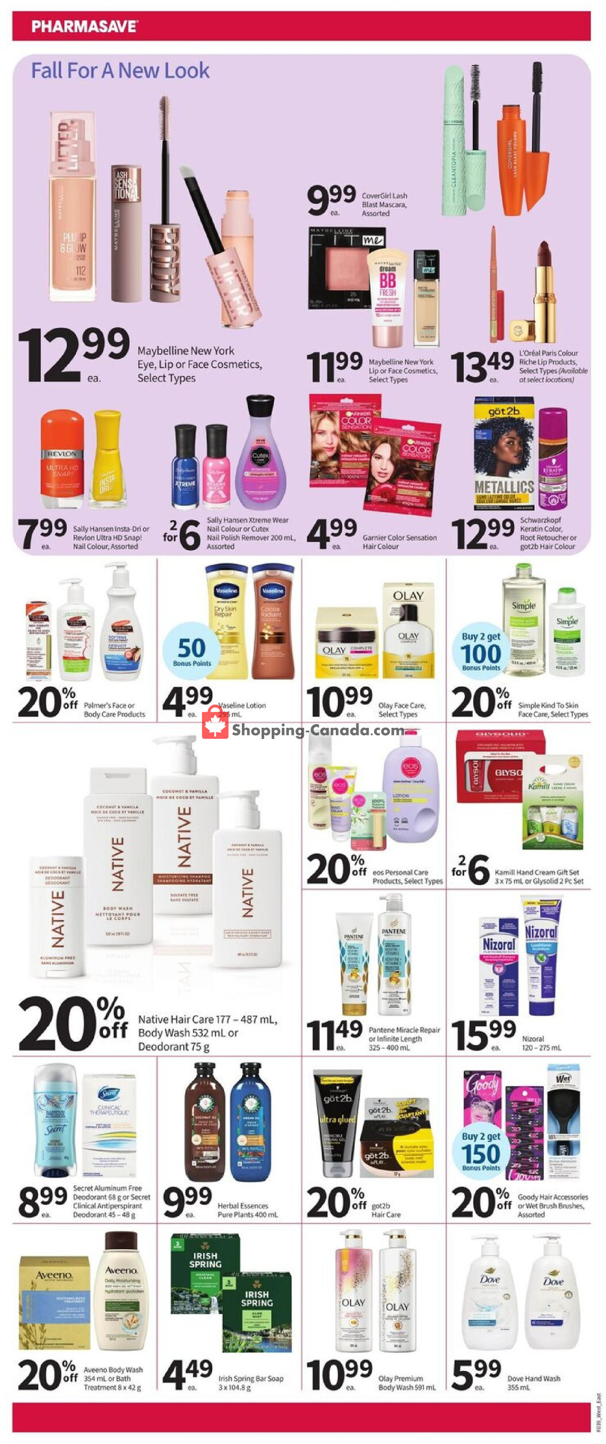 Pharmasave flyer from Friday September 25, 2026 to Thursday October 1, 2026 - page 3