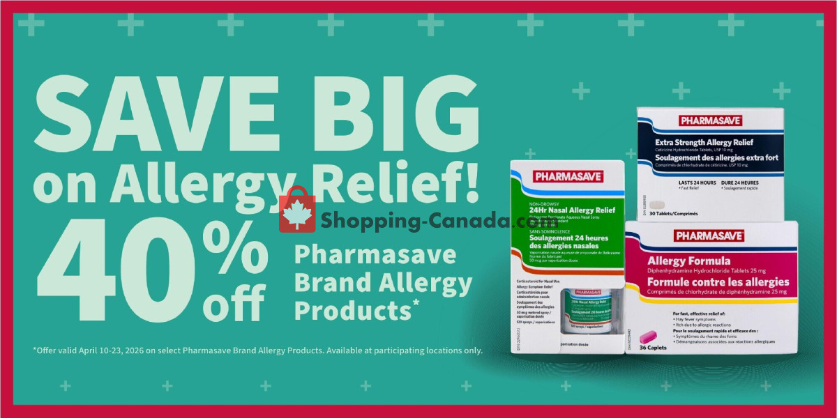 Pharmasave flyer from Friday April 10, 2026 to Thursday April 23, 2026 - page 3