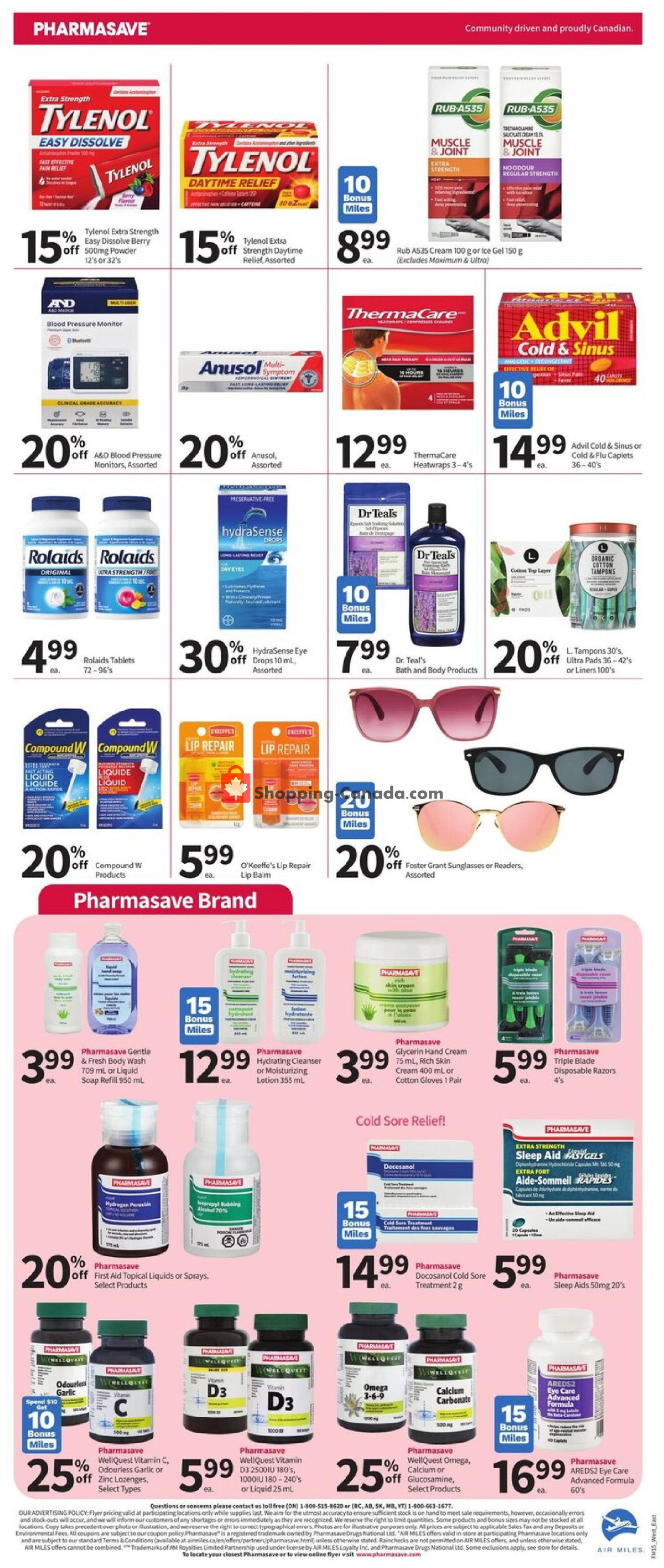 Pharmasave flyer from Friday April 10, 2026 to Thursday April 23, 2026 - page 4