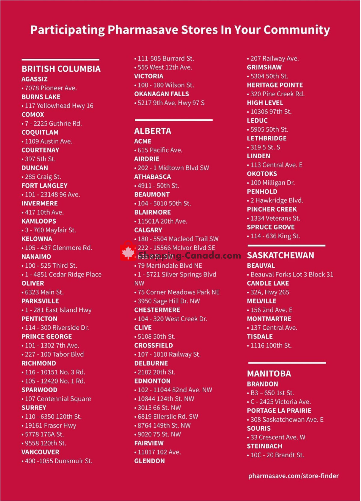 Pharmasave flyer from Friday April 10, 2026 to Thursday April 23, 2026 - page 8