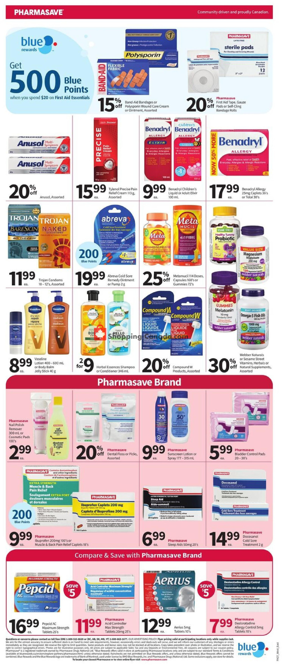 Pharmasave flyer from Friday July 3, 2026 to Thursday July 16, 2026 - page 4