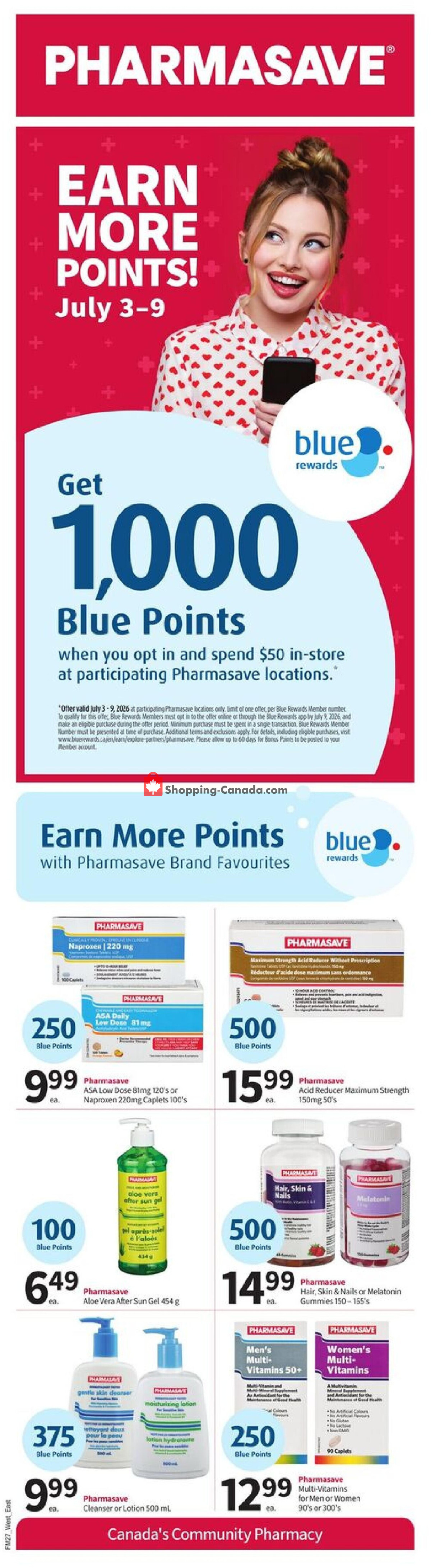 Pharmasave flyer from Friday July 3, 2026 to Thursday July 16, 2026 - page 6