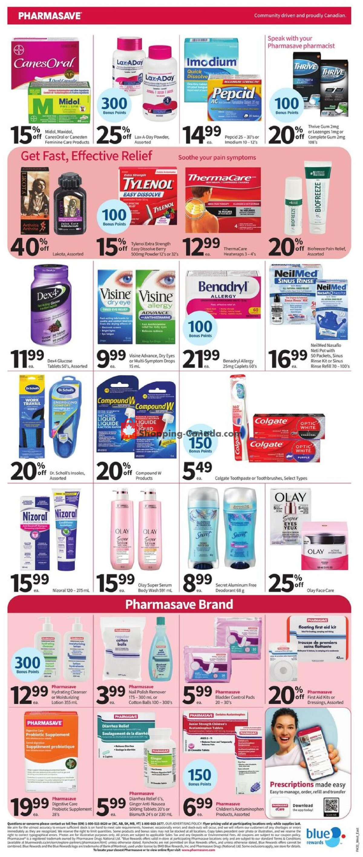 Pharmasave flyer from Friday July 31, 2026 to Thursday August 13, 2026 - page 4