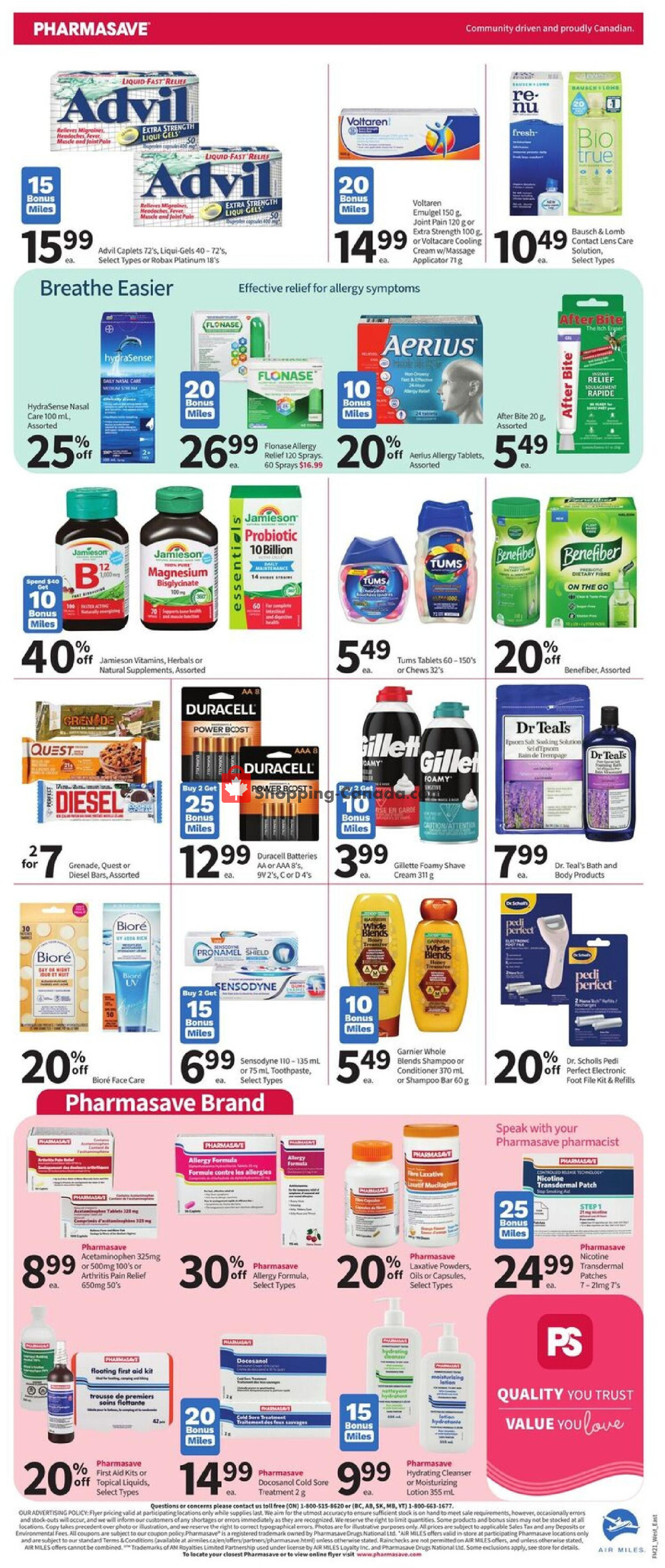Pharmasave flyer from Friday May 22, 2026 to Thursday May 28, 2026 - page 4