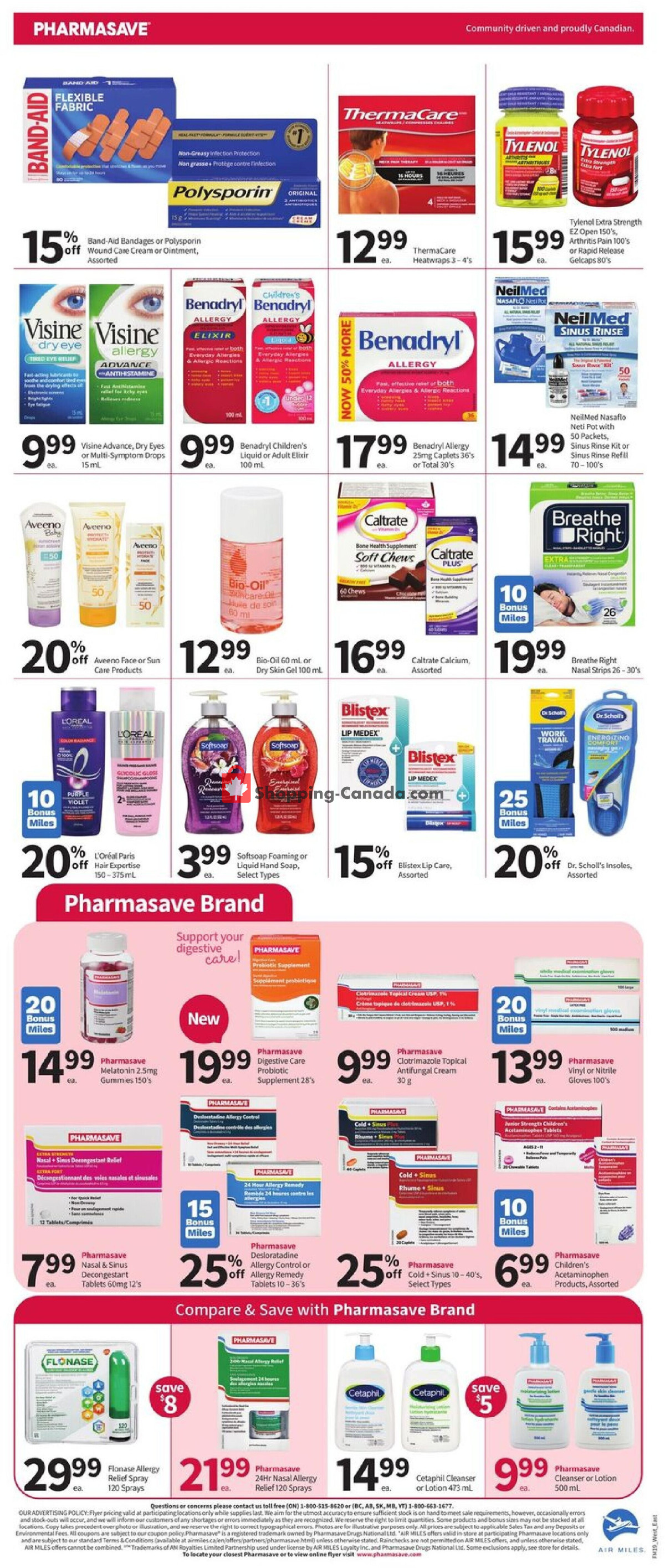 Pharmasave flyer from Friday May 8, 2026 to Thursday May 21, 2026 - page 4