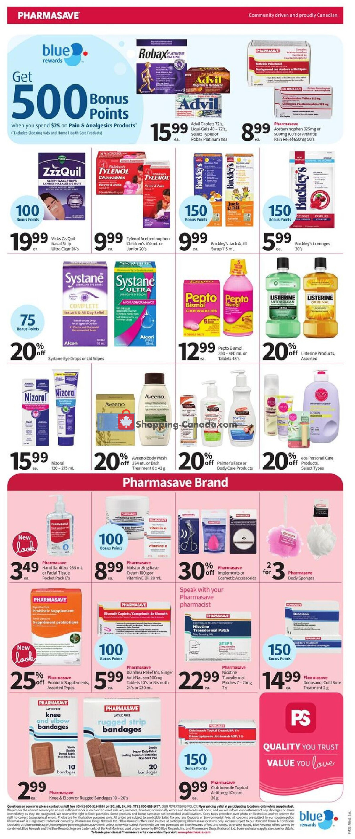 Pharmasave flyer from Friday September 25, 2026 to Thursday October 8, 2026 - page 4
