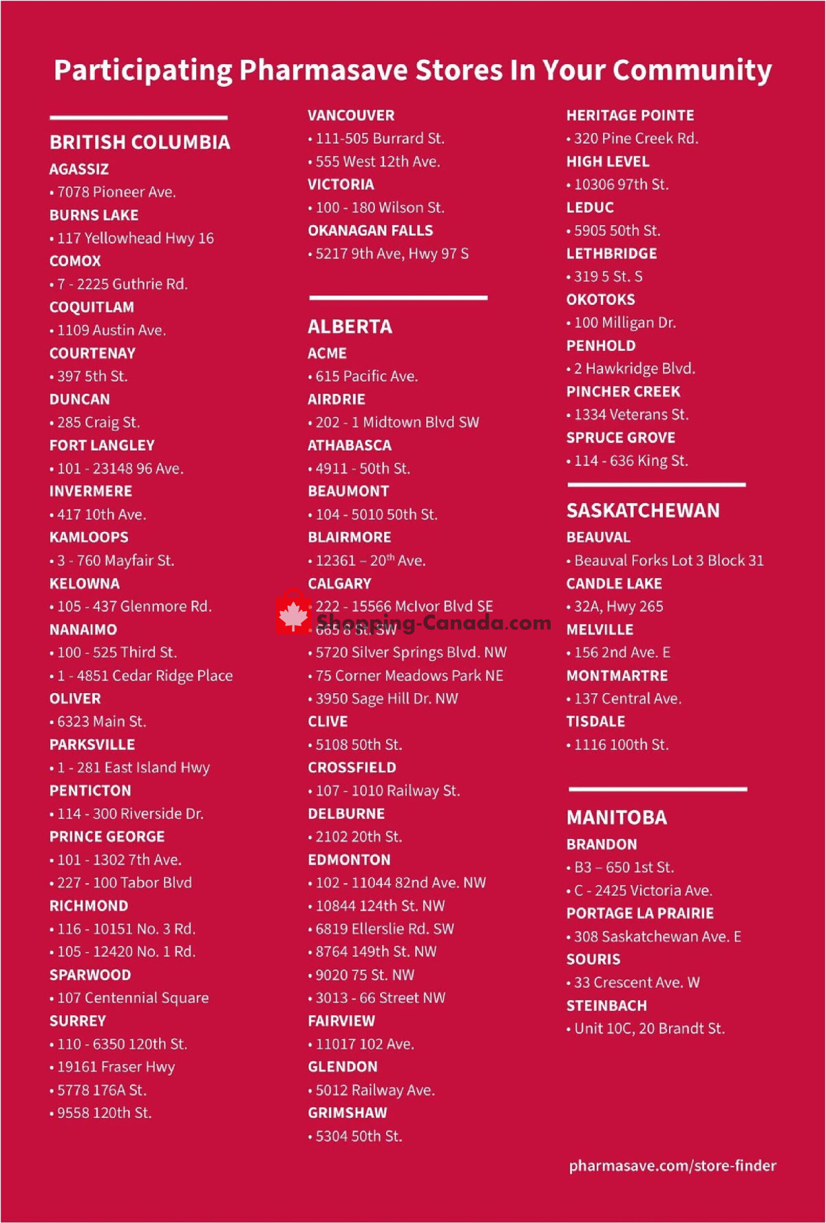Pharmasave flyer from Friday September 25, 2026 to Thursday October 8, 2026 - page 7