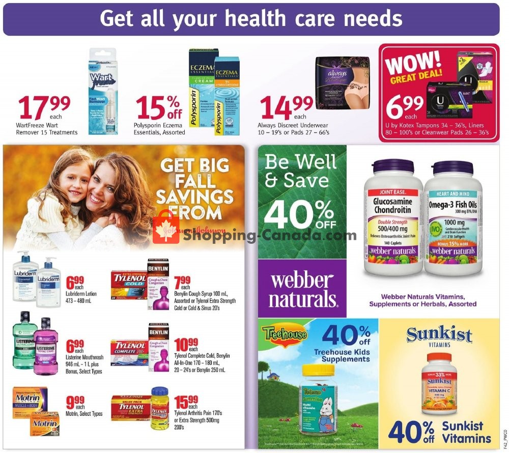Pharmasave flyer from Friday October 19, 2018 to Thursday October 25, 2018 - page 12