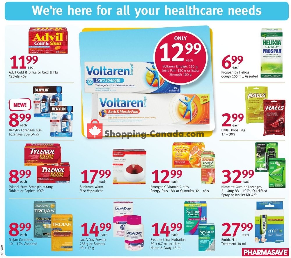 Pharmasave flyer from Friday October 26, 2018 to Thursday November 1, 2018 - page 10