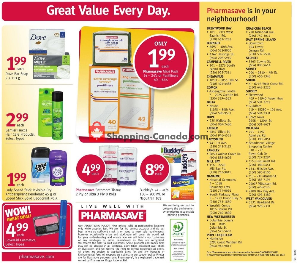 Pharmasave flyer from Friday January 4, 2019 to Thursday January 10, 2019 - page 12