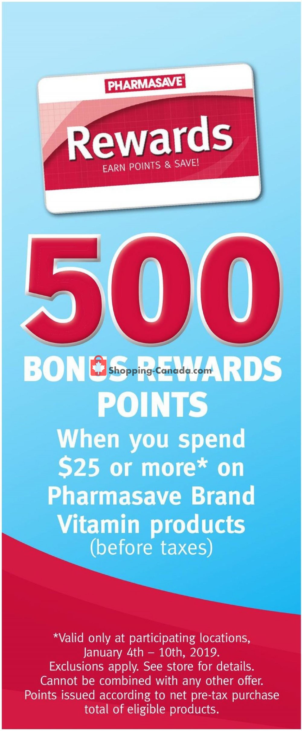 Pharmasave flyer from Friday January 4, 2019 to Thursday January 10, 2019 - page 4