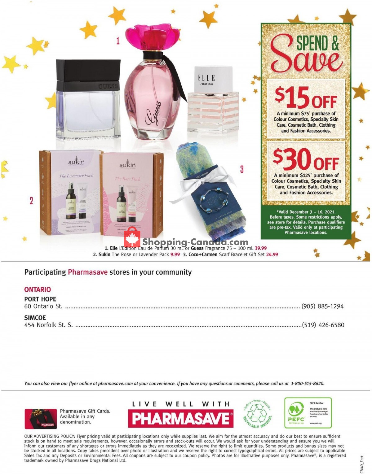 Pharmasave flyer from Friday December 3, 2021 to Thursday December 16, 2021 - page 9