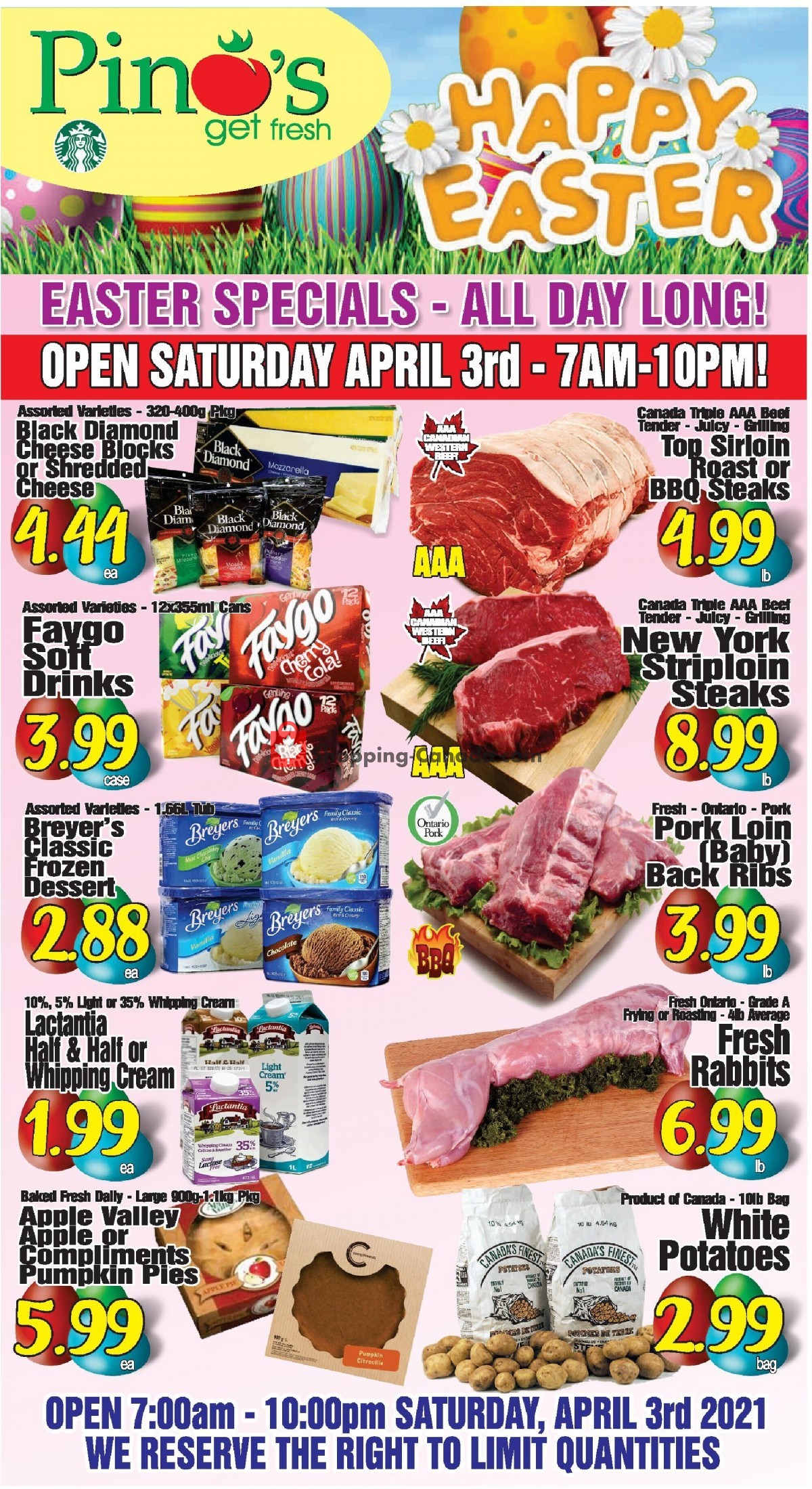 Pino's flyer from Saturday April 3, 2021 to Friday April 9, 2021 - page 1