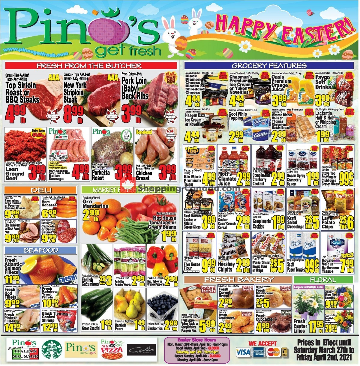 Pino's flyer from Saturday March 27, 2021 to Friday April 2, 2021 - page 1