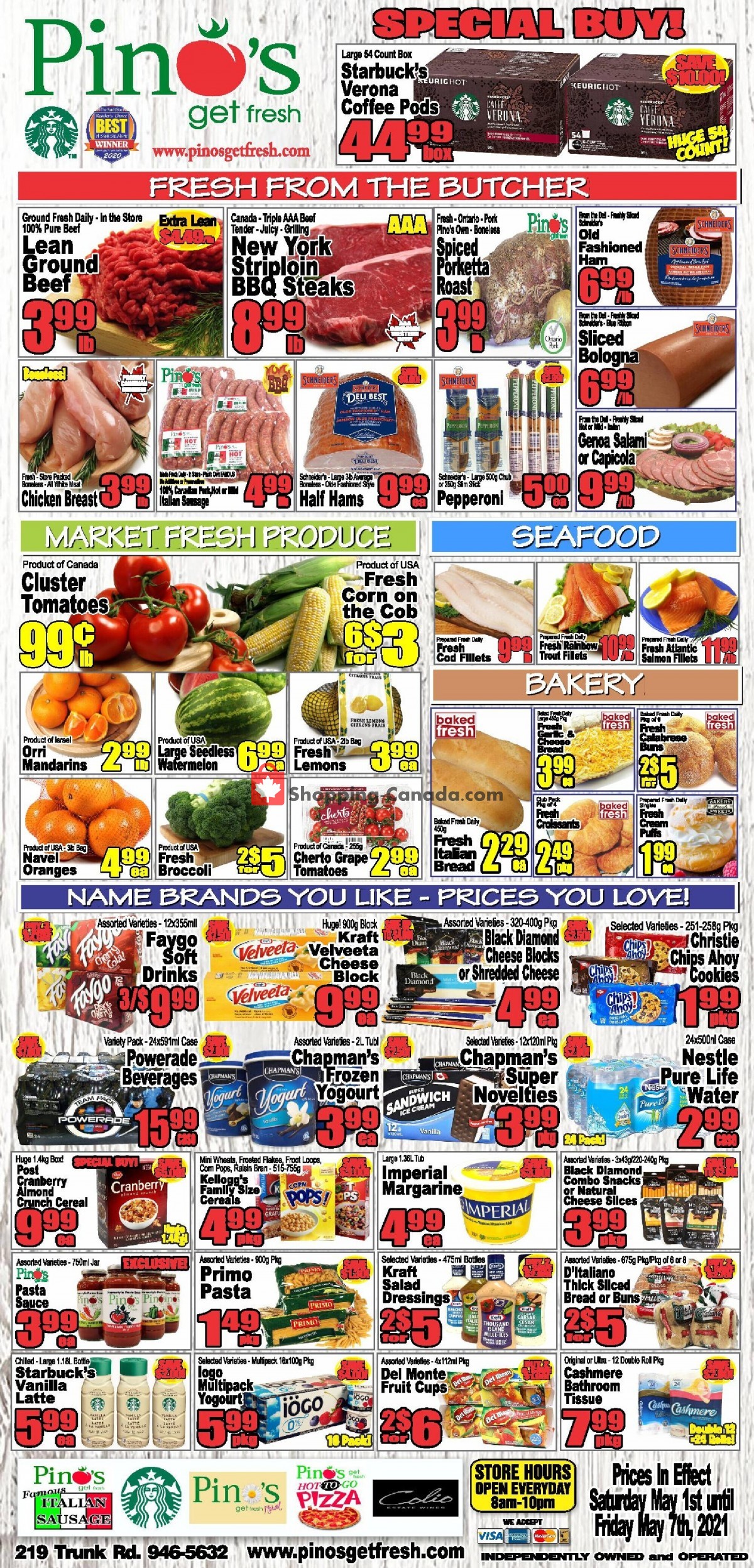 Pino's flyer from Saturday May 1, 2021 to Friday May 7, 2021 - page 1